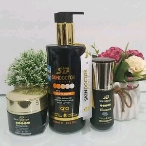 3in1 Skin DOCTOR PARIS Gluta Glow Lotion + Cream +Serum
